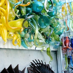 Check out Dale Chihuly’s Boathouse on Lake Union.