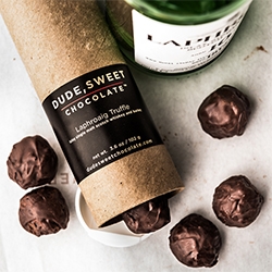 Dude, Sweet Chocolate - Laphroaig Truffles. Sounds tempting for any whisky + chocolate lover.