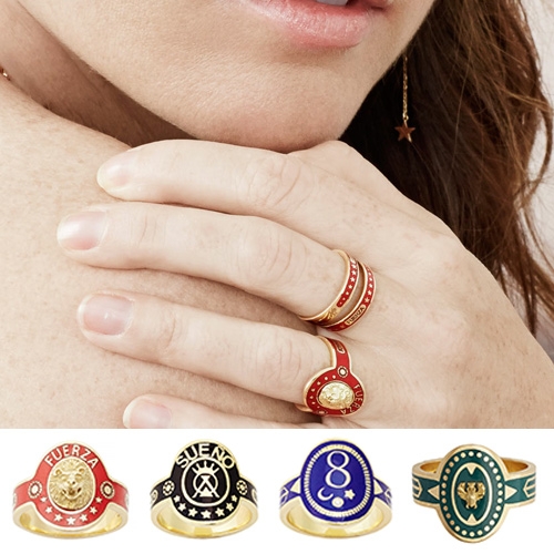FoundRae Cigar Band inspired rings for Strength, Karma, Dreams, and Protection.