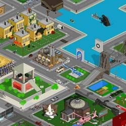 SA Goons Are At It Again - Giant Pixel Art City