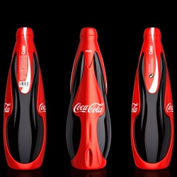 The Mystic Coca Cola Bottle by Jerome Olivet is an attempt to bring happiness in 3 dimensions!