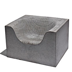 Danish designers Komplot have created a set of concrete furniture for Swedish brand Nola.
