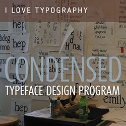 I Love Typography has a fascinating look into their experience during the Cooper Union's Condensed Typeface Design Program, an intensive five-week-long studio.