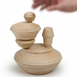 CAIRN is a fun wooden-magnetic box ensemble designed by Constance Guisset that can be assembled in awkward positions. 