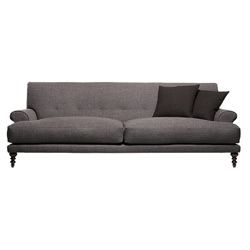 Love the modern/classic look ~ Oscar Sofa - by Matthew Hilton - European hardwood, Wool, Feathers, Walnut-stained Beech