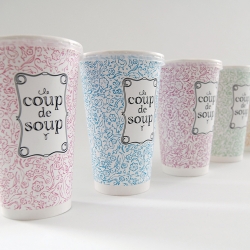 Peter Urban is 21 years old and Coup de Soup is one of the items in his portfolio that he used when he applied to The Graphic Arts Institute in Copenhagen.
Not until May will know if he's been admitted or not. Keep your fingers crossed!