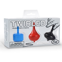 Fred Twirled Spinning Top Crayons!