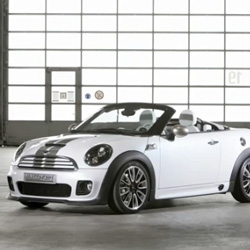 Totally nutty crazed bikini video announcing the MINI. Two Untamed. MINI Coupé Concept. MINI Roadster Concept. ~ the new secret will be unveiled today in Frankfurt! So so cute.