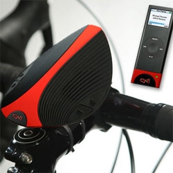 CyFi ~ instead of cycling with headphones... how about wireless speakers?
