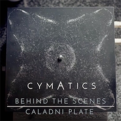 Cymatics by Nigel Stanford visualizes audio frequencies through a series of experiments. The chladni plate with salt on it produces stunning patterns as the metal resonates with the notes from the music. 