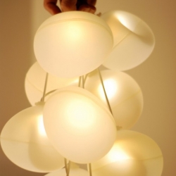 d°light Bubbles by Diana Lin are soft, cool to touch, squeezable, and will provide a soft ambient lighting in any room in your house. 