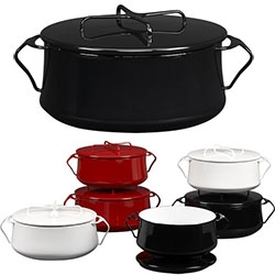 Love the design (and colors!) of these Crate and Barrel Dansk Kobenstyle Casserole pots