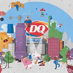 The Mill Chicago helps everyone #getupsidedown for Dairy Queen's new blizzard campaign!