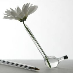 Ballpoint pen vase available from Design Boom