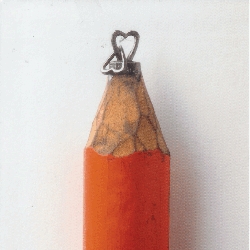 Micro-Sculptor Dalton Ghetti produces tiny works in the wood and graphite of pencils. Tiny, but incredible.