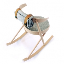 Hummingbird is a contemporary take on a classic rocking chair by Dana Cannam Design in collaboration with Studio Agata Karolina. Through an ergonomic study of office seating and traditional rockers, Hummingbird facilitates both work and relaxation.