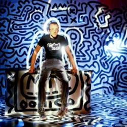 Photo of AIDS activist Keith Harring by Dean Chamberlain from the series Pioneers. On display in LA now.