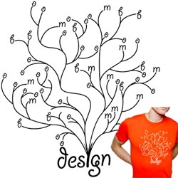Designboom ICFF NY Mart is going to be selling this really cute Design Bloom shirt! designed by chadwick shao