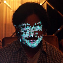 Daito Manabe and Zach Lieberman have been producing some amazing works using a camera for face tracking and a projector. The outcome is a whole new reading of the human face that changes with facial expressions. 