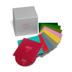 DIKT is a CD compilation bringing together Swedish and FinlandSwedish poems from the 16 th century to the 20 th century. The CD box was designed by Clara Terne, produced by NU Agency and is published by Weyler Förlag.