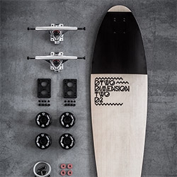 DTWO(Dimension Two) is a longboard company from Slovenia. The artistic longboards are beautifully crafted by a group of friends composed by craftsmen and artists. 