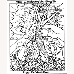 this page from the Discordian Coloring Book has me reaching for my colored pencils.