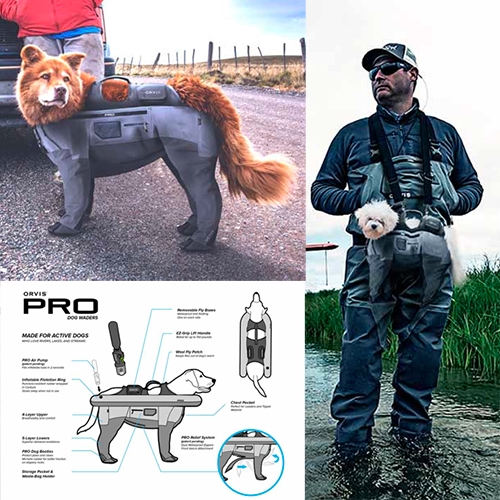 Orvis Pro Dog Waders! (My favorite 2021 April Fool's design yet)