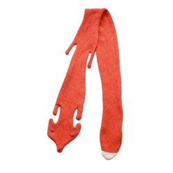 Adorable lambswool scarves by Donna Wilson come in foxes, swans and flamingos.