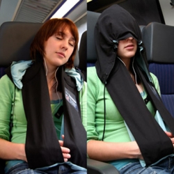 Designed by Mario Weiss and his team, the Dreamdive is a fashionable sleeping aid for commuters. It provides an intimate space in which you could take a catnap in public without embarrassment. 