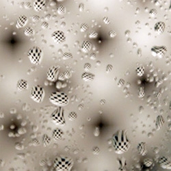 Checkered Droplets in the shower at Morgans Hotel... the mesmerizing upside to the painfully over-tiled bathrooms?