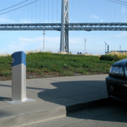 Keep an eye out for these electric vehicle charging stations springing up in San Francisco - Better Place will soon be installing a 1 billion electric vehicle grid in the Bay Area!
