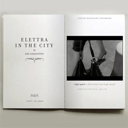 Lamarthe (the Parisian Bag line) ~ has a great little film and website design worth checking out - "Elettra in the City" - A story that ends in the word handbag