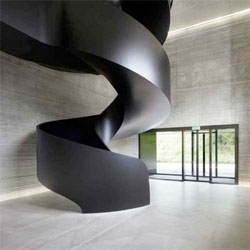 Stair porn at the Public Records  Office in Liestal, Switzerland, by local architects EM2N.