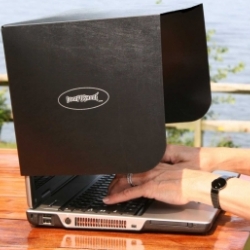 CompuShade! Just what we need for outdoor working? or a mini privacy cubicle of sorts?