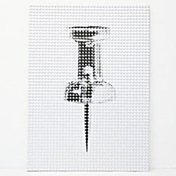 PIN.S by Eric Ku.
It is a push pin project created by 2200 of one-inch bottom pins. Each pin has a number and it is arranged by its numeral order.