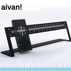 The Aivan Concept Radio. The dial stays put as the radio moves around it.