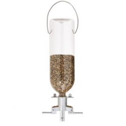 Audubon Soda Bottle Bird Feeder - 1984, Norman Earl invented the Soda Bottle Bird Feeder, a sturdy cast zinc adaptor that converts any plastic two-liter bottle into an economical feeder. Only $15! at DWR