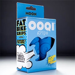 OOQI bike grips - fun packaging!