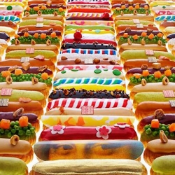 Paris based Fauchon delivers these edible works of art in eclair form. 
