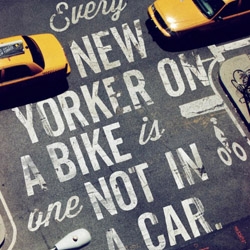 Mother New York has created a striking new billboard and print campaign to help promote cycling in the city.