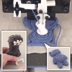 Printing Teddy Bears: A Technique for 3D Printing of Soft Interactive Objects. From Disney Research and Scott E Hudson (CMU HCI) - a process of basically computer controlled felting. Love the potentials of embedded hardware and articulation.