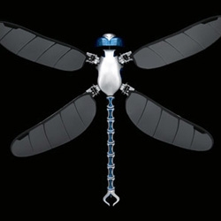 BionicOpter by Festo is a bio inspired robot that mimics the complex flight characteristics of a dragonfly.