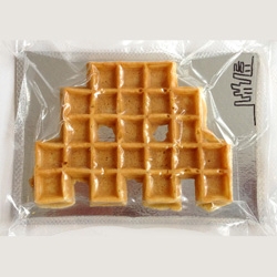Attack of the Space Waffles ~ latest show from Invader opens tomorrow at The Outsiders in London - and has real waffles!