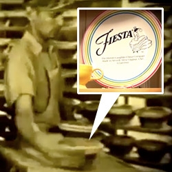 Interesting video looking at the history of Fiestaware (since the 30s!) ~ fascinating seeing the evolution of the factory in West Virginia over the years...