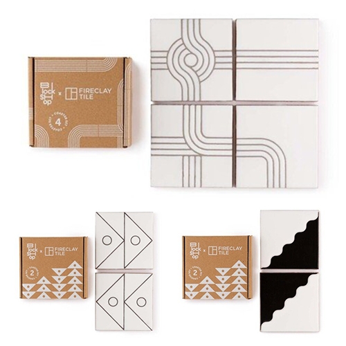 Block Shop x Fireclay Coaster Sets! For anyone who loves tile but is as non-committal as i am when it comes to picking tiles and wants them all.