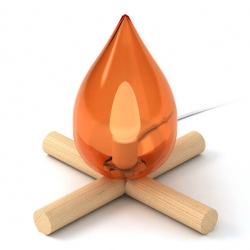 Bordslapan Fire Lamp: a playful lamp designed by 5.5 Designers for Skitsch. Childish and stylish at the same time, love it!