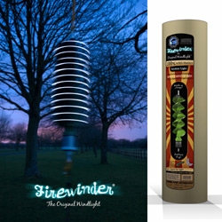 Firewinder is a wind-powered led light which works with  the smallest breeze.