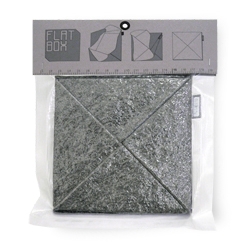 IMEGADITO FLAT BOX (G.B.+Z.M.), a folded box made out of felt carpet.
