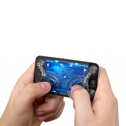 Fling mini is a pair of joysticks for iPhone, iPod touch, or Android devices.