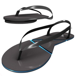 Flipsters are portable, foldable and wearable flip flops. Perfect for high-heeled women who actually need to walk, also for going to the beach and post pedicure... designed in Australia!